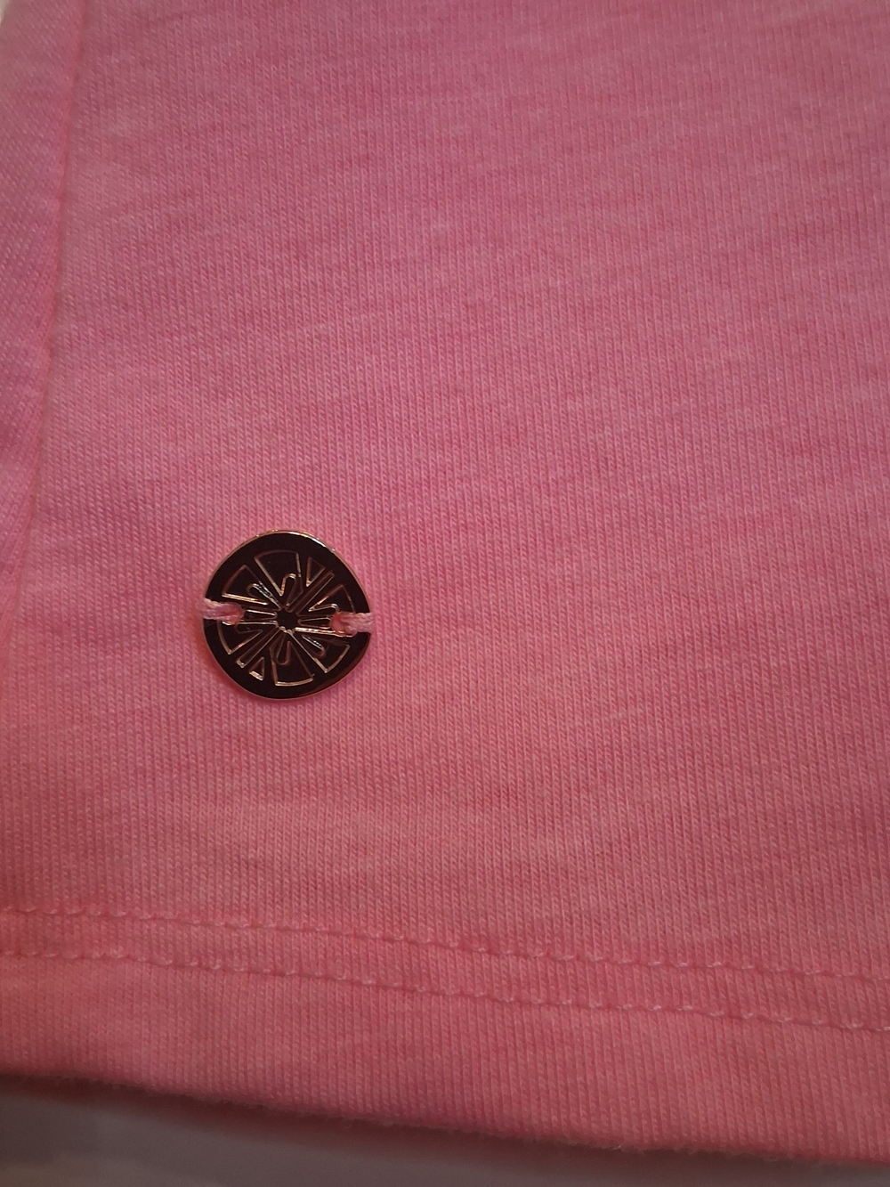 Lilly Pulitzer Pink Ruffle V-Neck Shell - Picture 11 of 11
